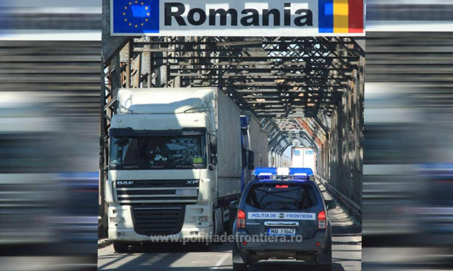 CNAIR: Circulaţie îngreunată luni, între 10:00 şi 14:00, în punctul de frontieră Giurgiu – Ruse