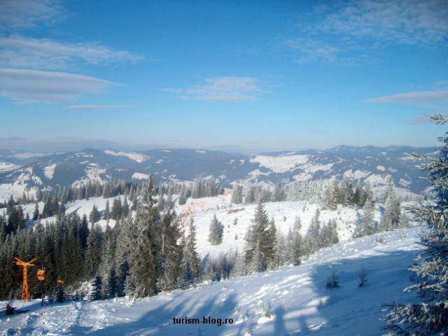 Going skiing in northern Romania