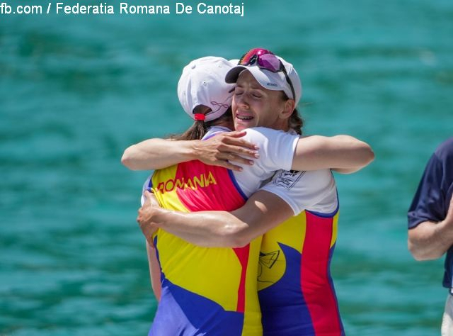 Les sportifs roumains sur le podium du Championnat d’Europe d’aviron