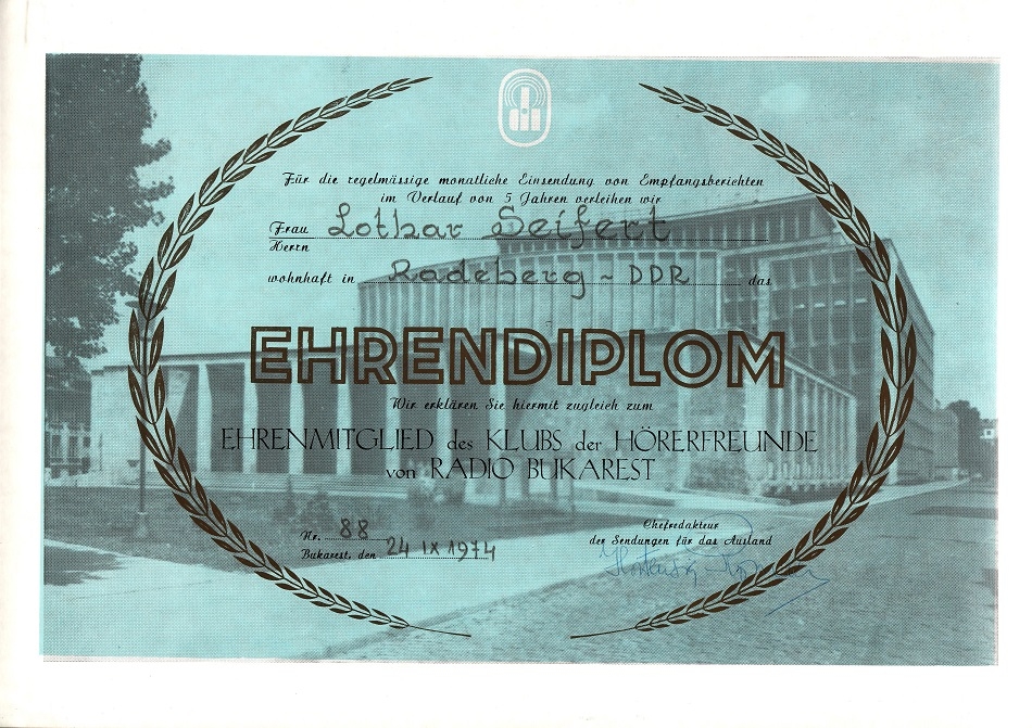 Diplome der 1960er-80er Jahre