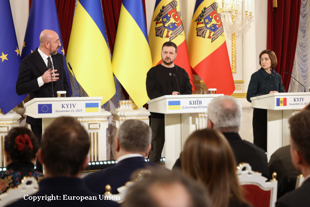 Charles Michel la Kiev, la marcarea a 10 ani de la declanșarea protestelor Euromaidan