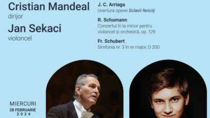 Violoncelistul Jan Sekaci, premiul I la Concursul J. Brahms, invitat la Sala Radio