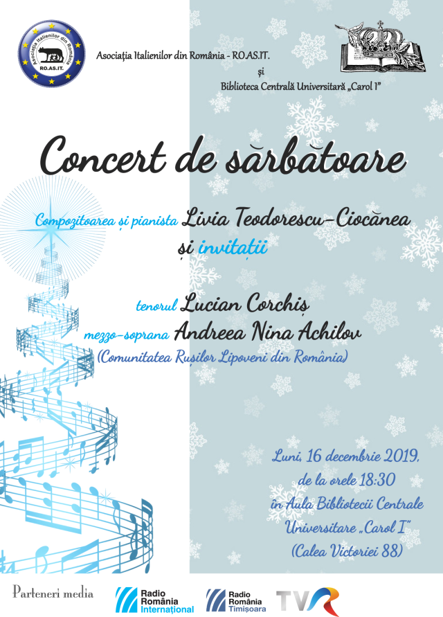 Natale, nuovo invito ROASIT a concerto