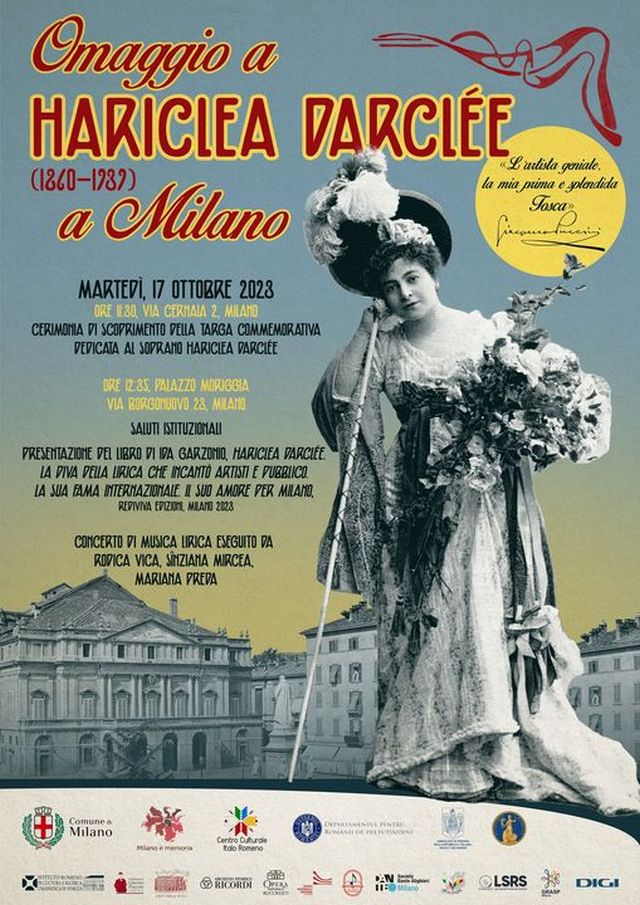 Omaggio al soprano romeno Hariclea Darclée a Milano