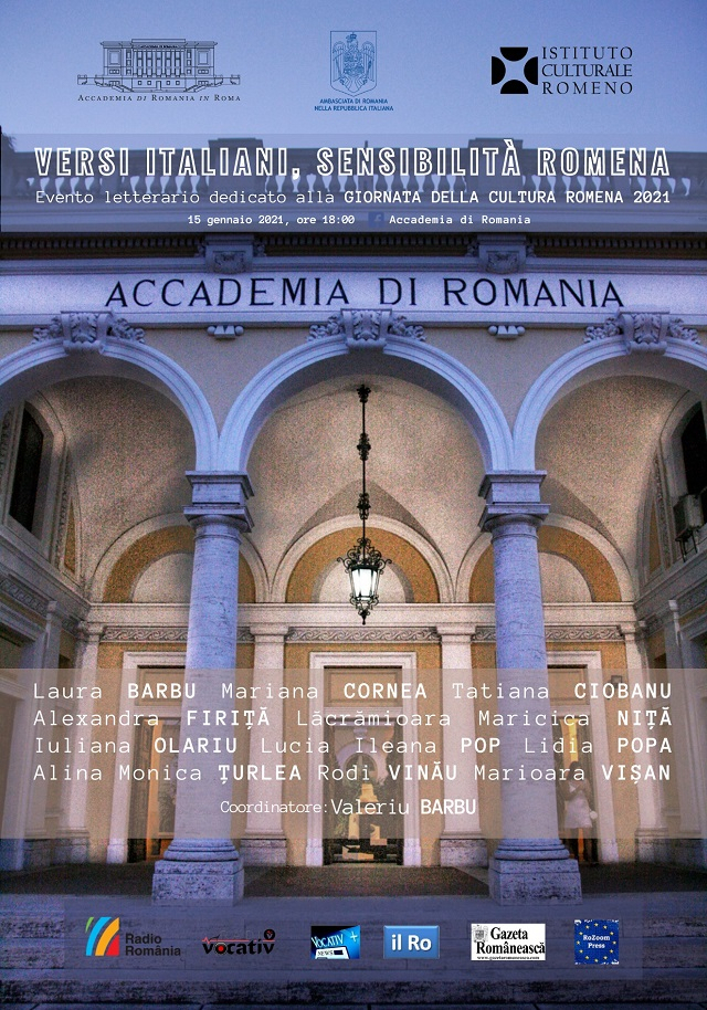 Giornata Cultura: Versi italiani, sensibilità romena all’Accademia di Romania in Roma