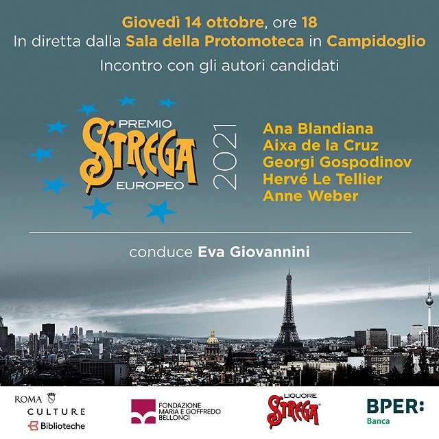 Incontri a Roma e Torino con Ana Blandiana, finalista del Premio Strega Europeo 2021