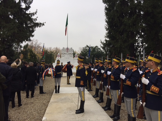 Giornata Unità e Forze Armate: cerimonia al Cimitero Militare Italiano di Bucarest