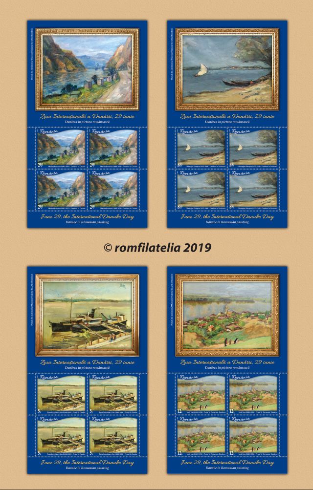 “Le Danube dans la peinture roumaine” – une nouvelle collection de timbres