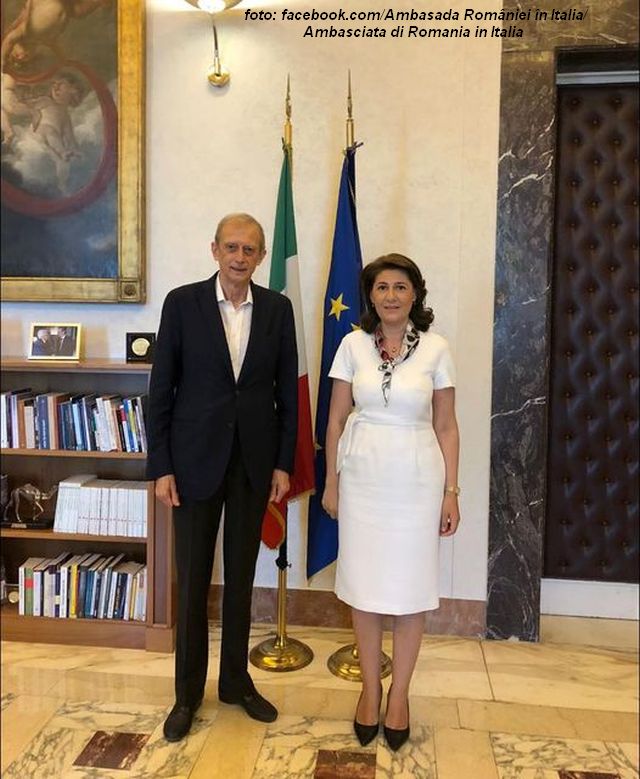 Incontro dell’Ambasciatore di Romania con il Presidente della Commissione Esteri della Camera