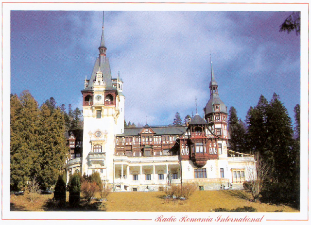 QSL janvier 2014 – Le château de Peles (Sinaia)