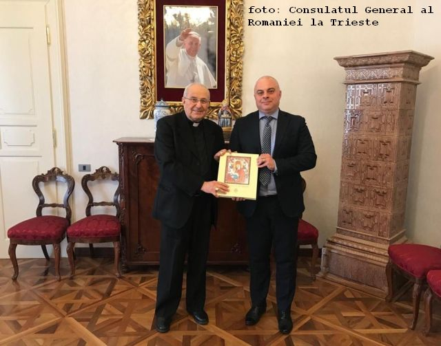 Incontro del console generale di Romania a Trieste con l’Arcivescovo Giampaolo Crepaldi