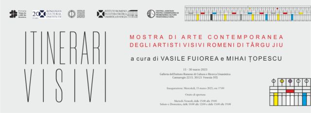 “Itinerari visivi” in mostra all’Istituto Romeno di Cultura e Ricerca Umanistica di Venezia