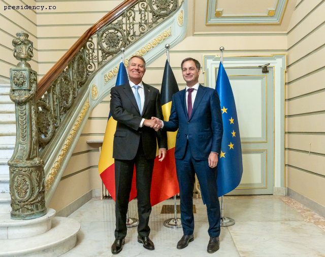 Vizita preşedintelui României, Klaus Iohannis, în Belgia