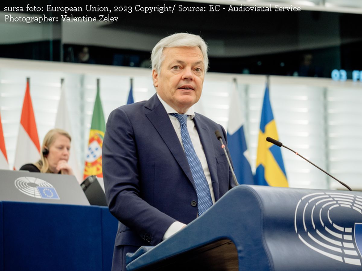 Didier Reynders (sursa foto: European Union, 2023 Copyright/ Source: EC - Audiovisual Service/Photographer: Valentine Zelev)