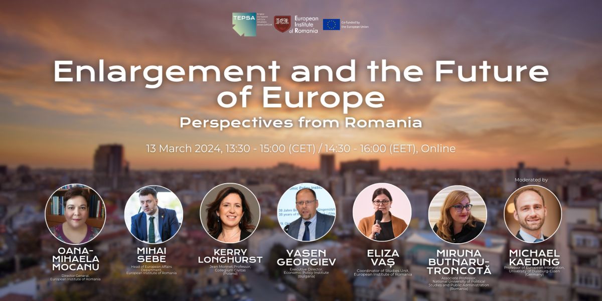 Dezbatere: Enlargement and the Future of Europe. Perspectives from Romania