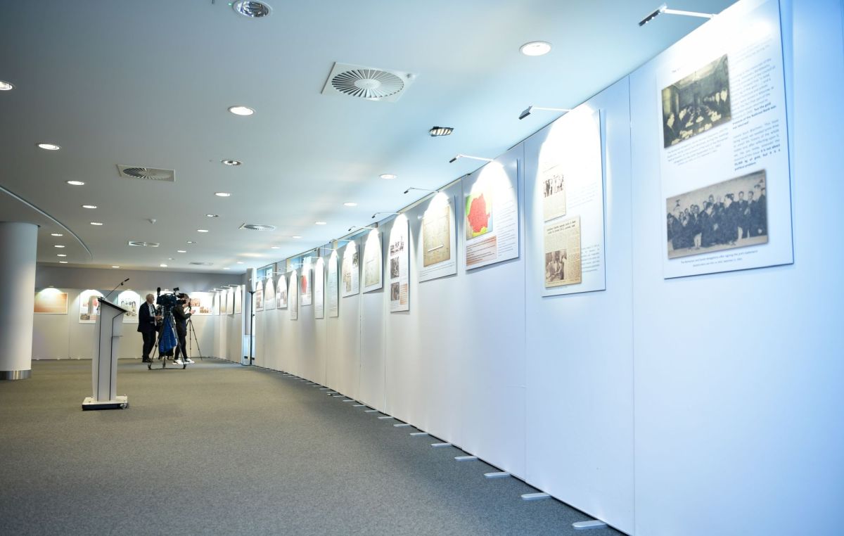 Expoziţia "Tezaurul de aur al Băncii Naționale a României" (sursa foto: Banca Naţională a României)