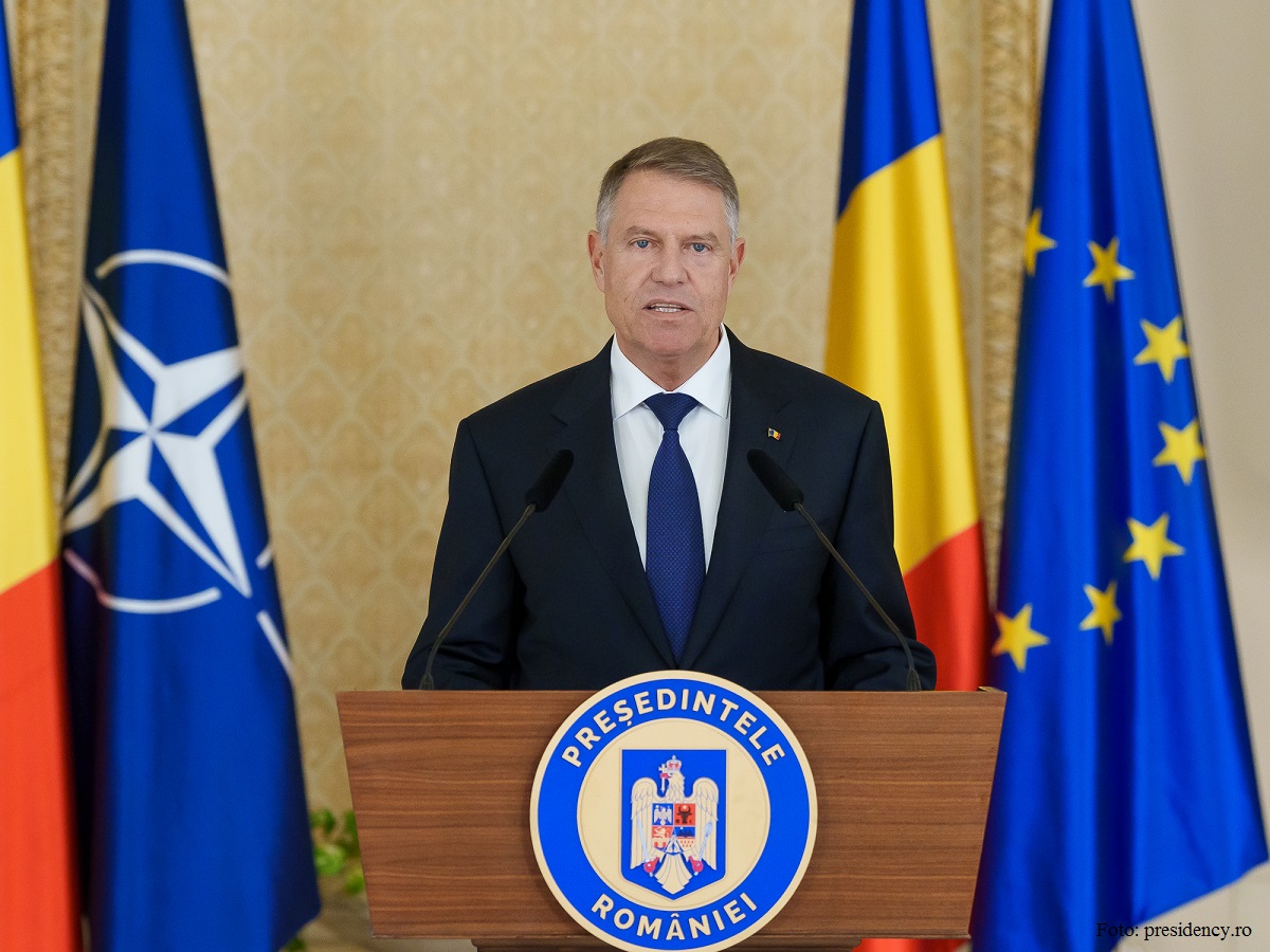 El presidente de Rumanía, Klaus Iohannis. Foto: presidency.ro