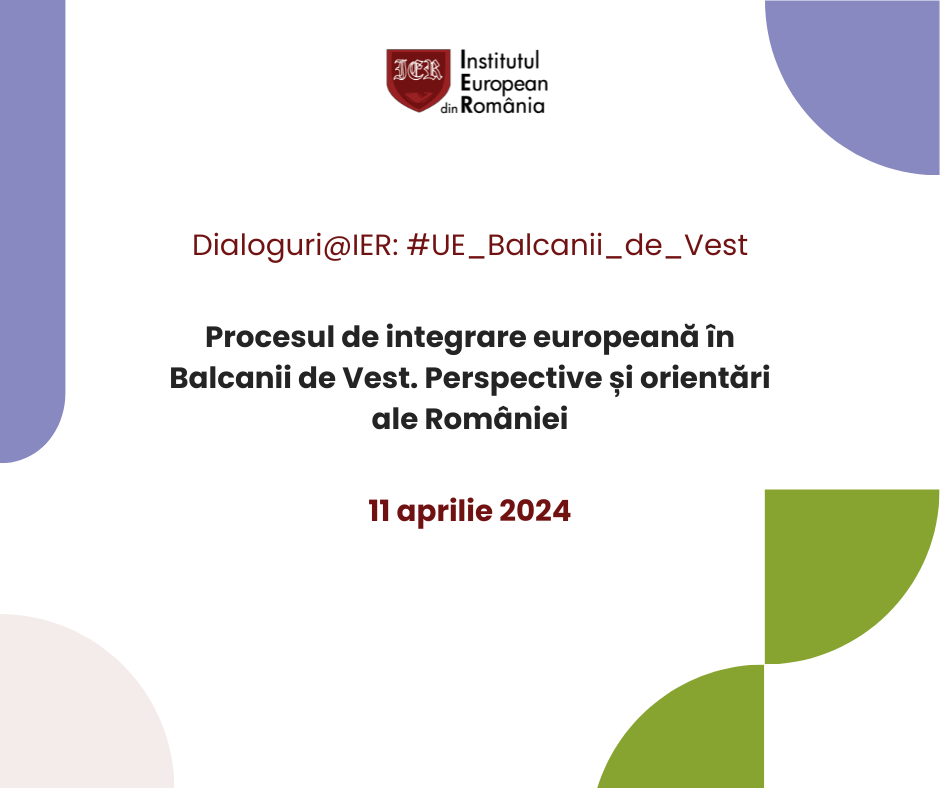 Dialog despre integrarea europeană a Balcanilor de Vest