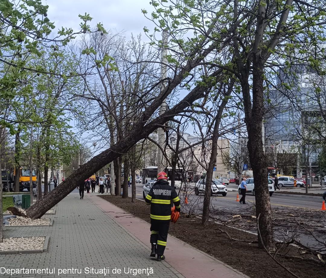 The effects of storms in Romania