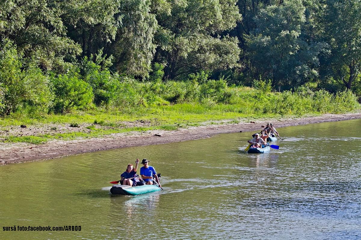 En kayak dans le Delta du Danube