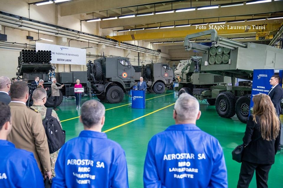 Inaugurazione del Centro manutenzione HIMARS a Bacău (Foto: MApN/ Ministero della Difesa, Laurențiu Turoi)