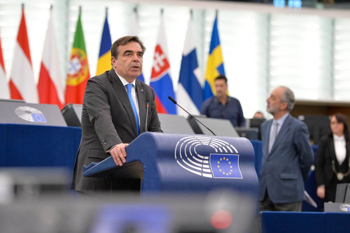 Margaritis Schinas, vicepreședinte al Comisiei Europene (foto: Copyright: © European Union 2024 - Source : EP / Photographer: Michel CHRISTEN)