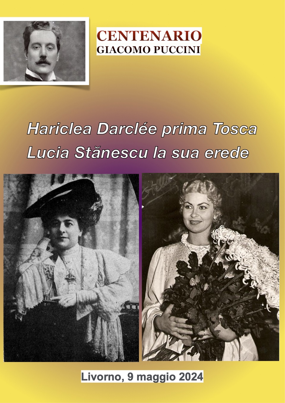 “Hariclea Darclée prima Tosca – Lucia Stănescu la sua erede”, conferenza a Livorno