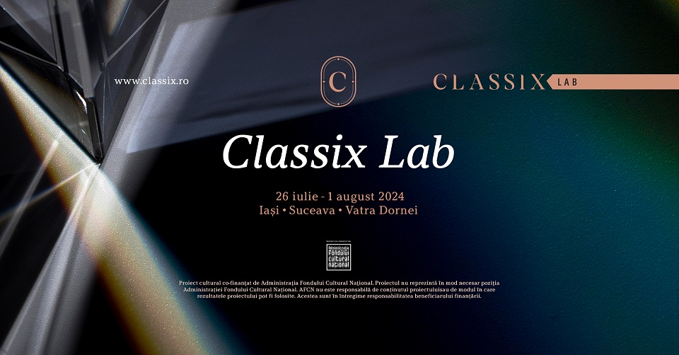 Classix Lab, noi oportunități pentru tinerii artiști