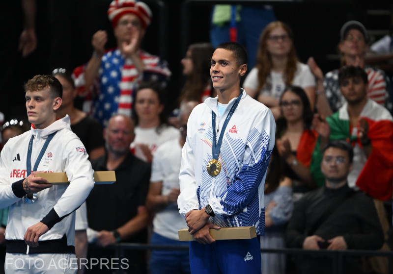 Olympic gold for David Popovici