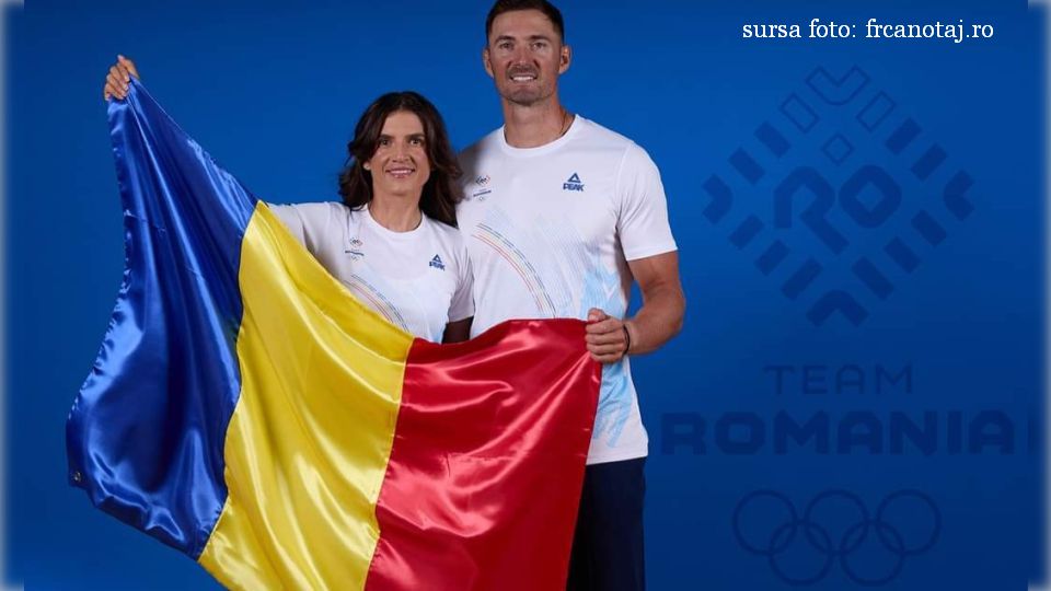 Canotorii Ionela si Marius Cozmiuc vor purta la Paris drapelul României (sursa foto: www.frcanotaj.ro)