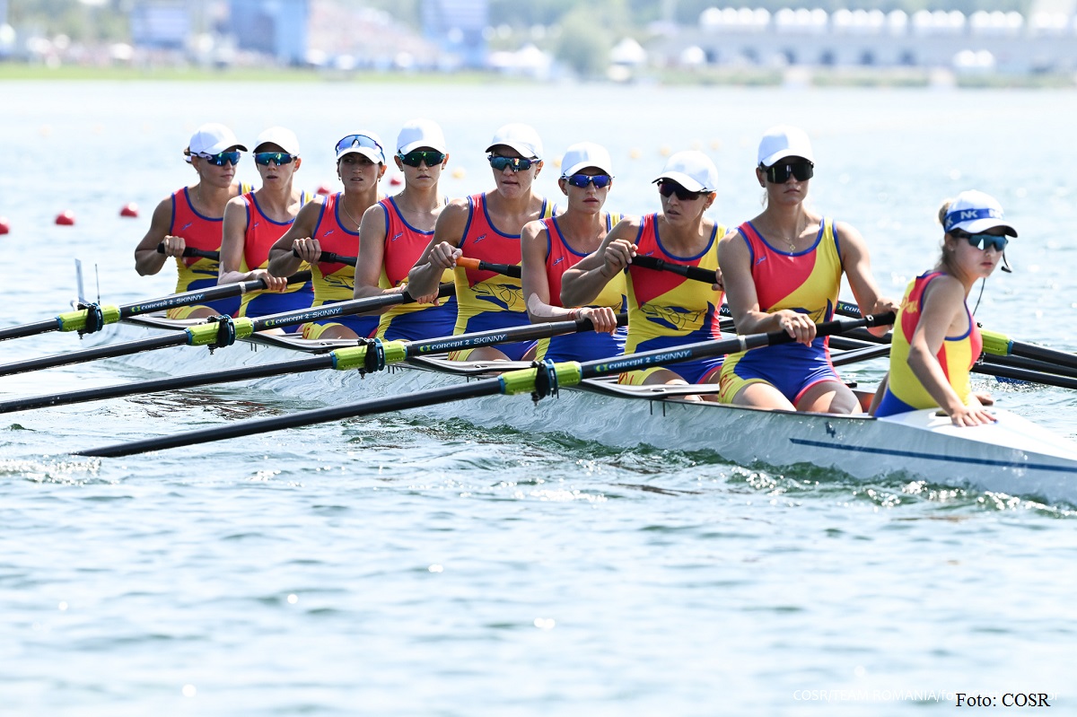 Rudern: Rumänien gewinnt Gold im Frauen-Achter