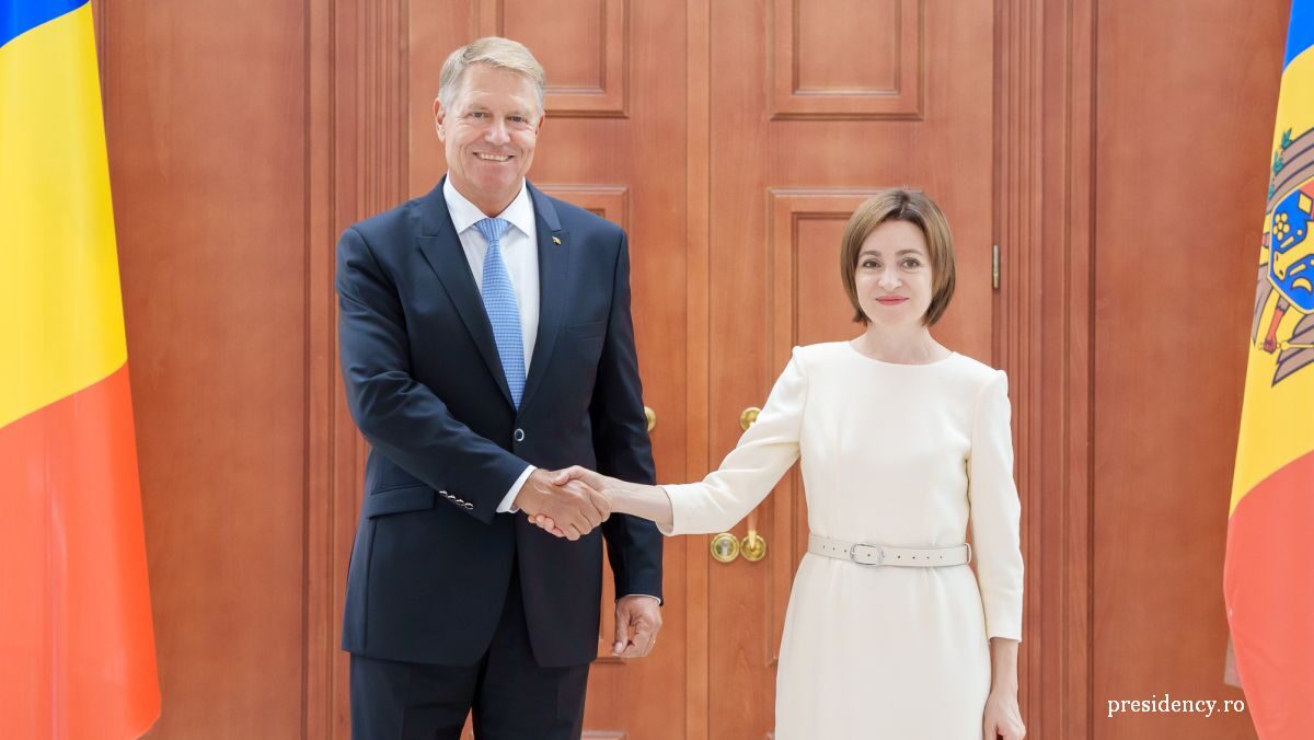 Klaus Iohannis şi Maia Sandu (foto: presidency.ro)