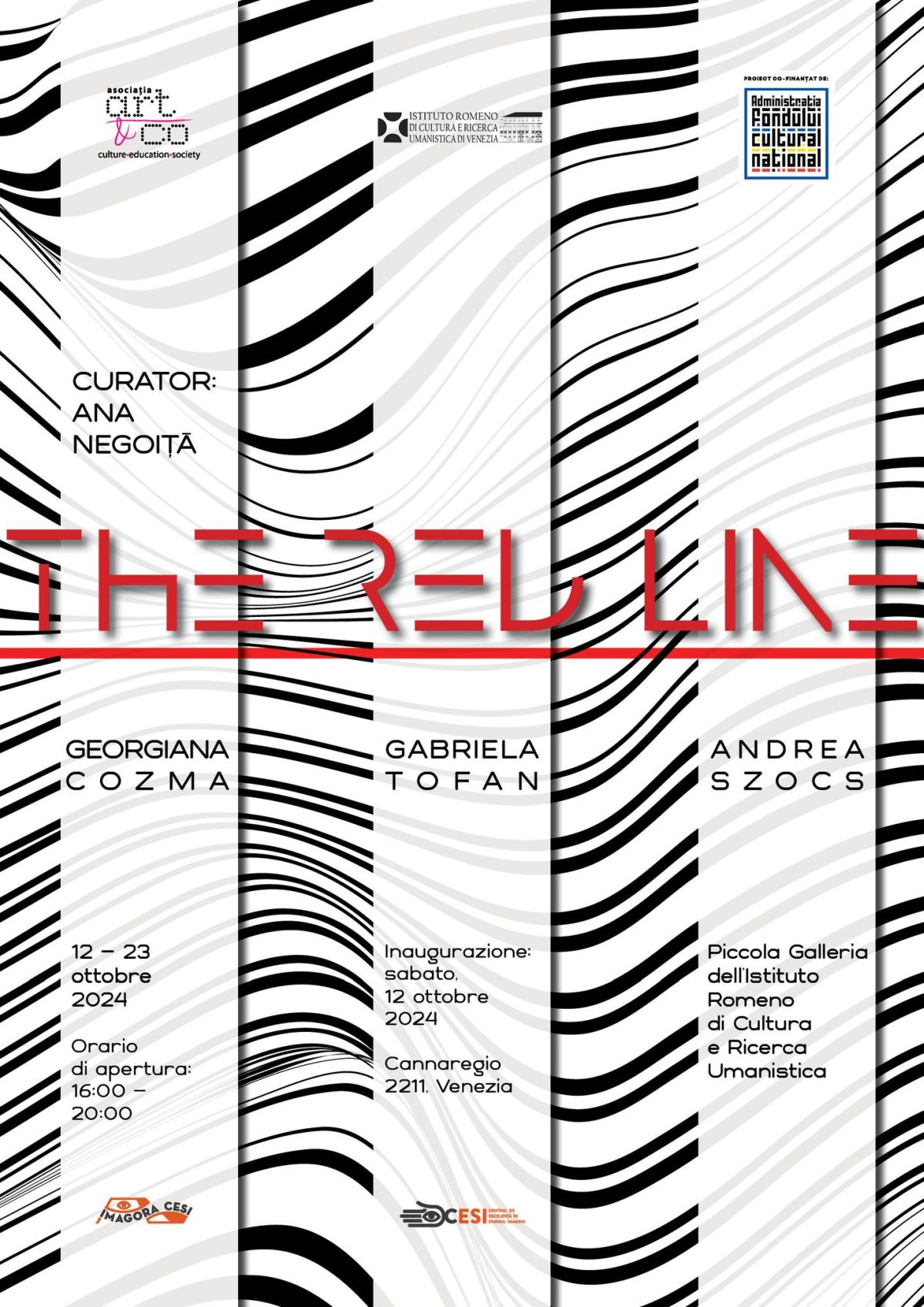 "The Red Line", in mostra all'Istituto Romeno di Cultura e Ricerca Umanistica di Venezia