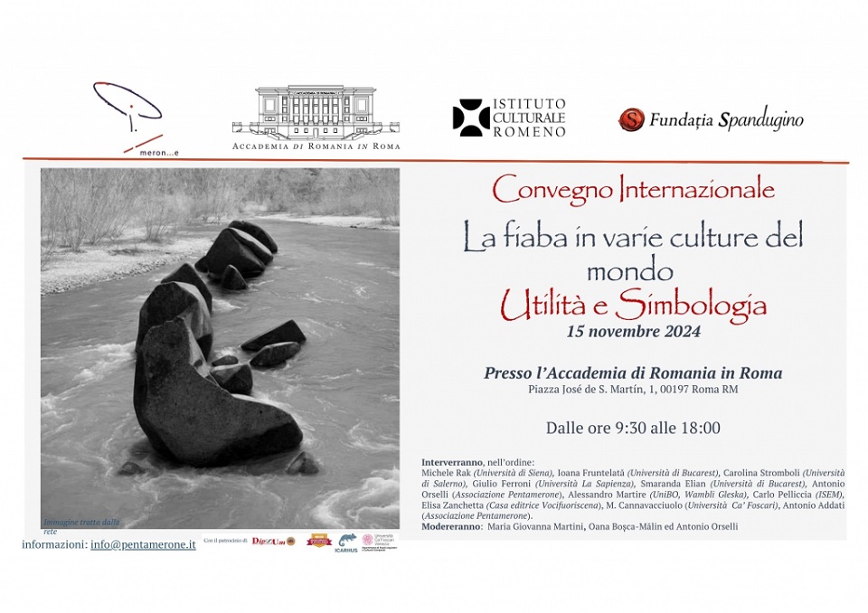 “La fiaba in varie culture del mondo – Utilità e Simbologia”, convegno all’Accademia di Romania in Roma