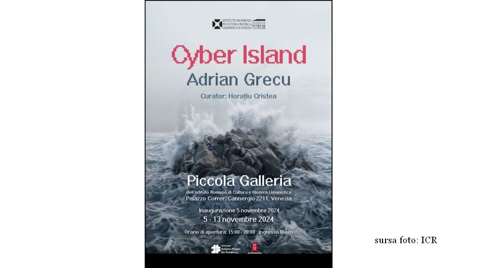 "Cyber Island" di Adrian Grecu, in mostra a Venezia (foto: icr.ro/venetia)