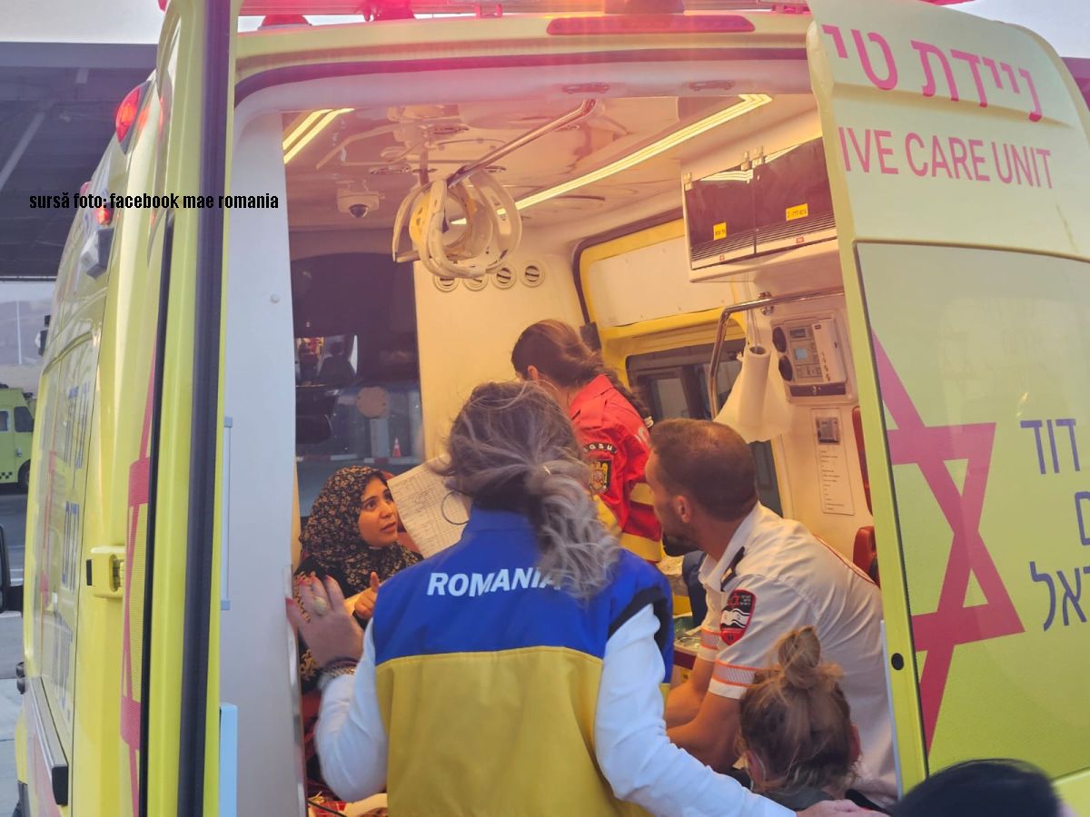 Șase copii bolnavi din Fâșia Gaza au fost aduși în România pentru îngrijire medicală