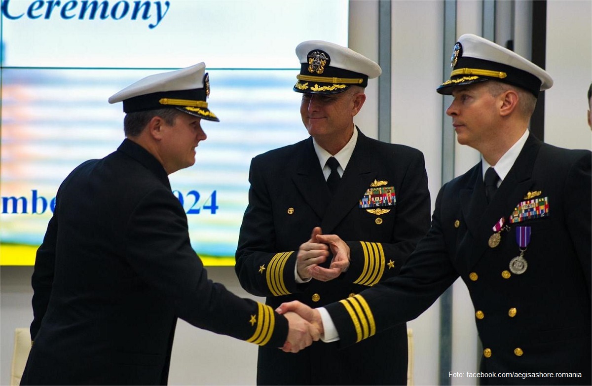 Changing command at the anti-missile defence facility in Deveselu