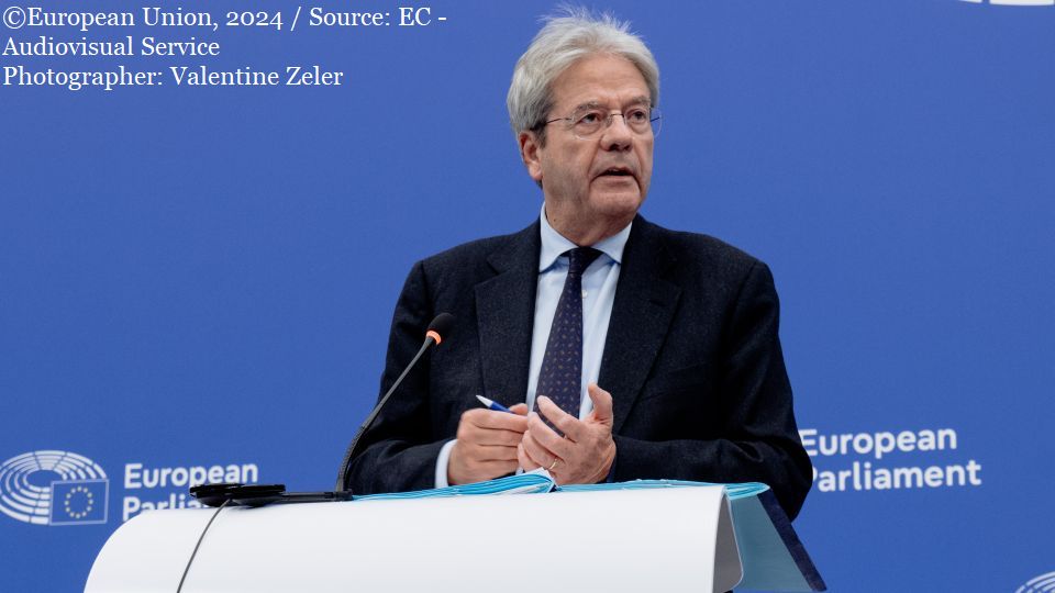 Paolo Gentiloni (foto: ©European Union, 2024 / Source: EC - Audiovisual Service Photographer: Valentine Zeler)