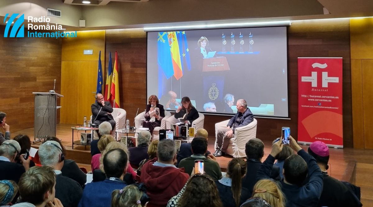 Homenaje a la escritora Ana Blandiana en el Instituto Cervantes de Bucarest