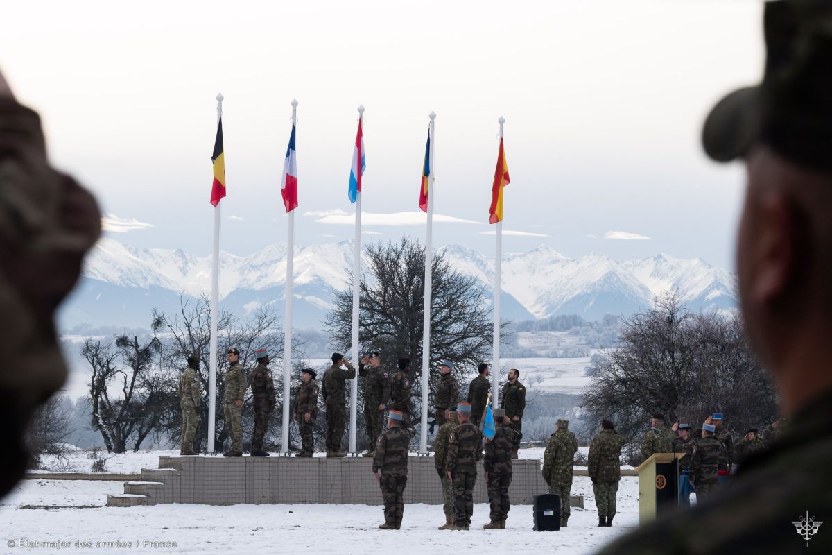 Schimbare de efective în contingentul francez din Grupul de Luptă NATO