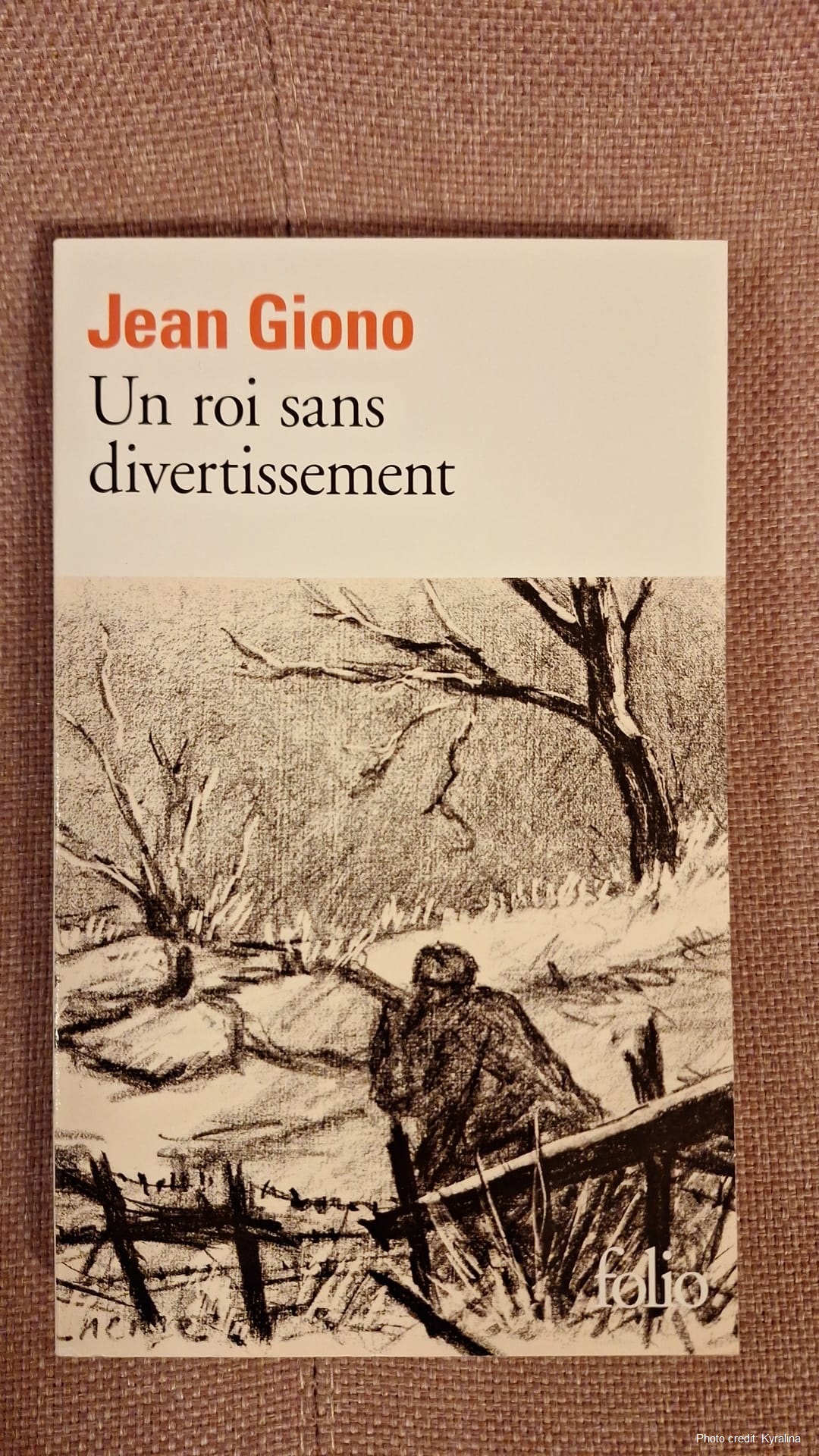 Un roi sans divertissement, de Jean Giono