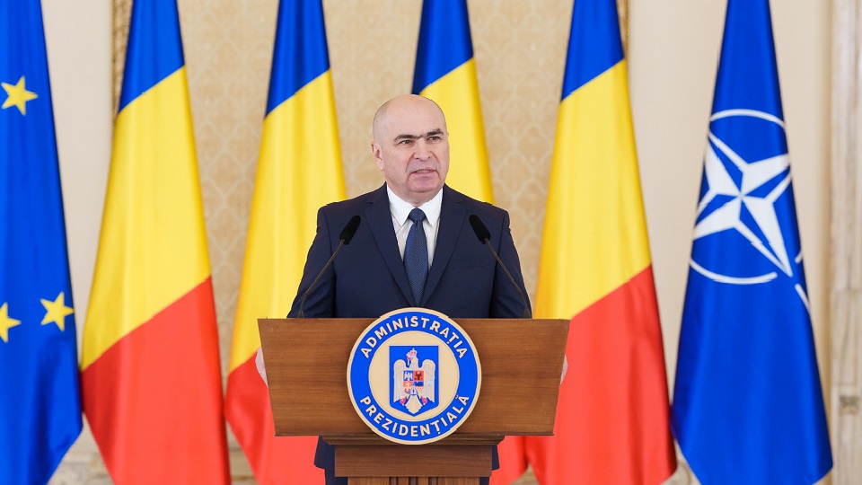 Il presidente ad interim, Ilie Bolojan (foto: www.presidency.ro)